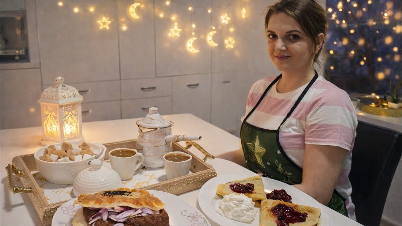 Danas za IFTAR ćevapi i palačinci sa šumskim voćem i eurokremom 🌜⭐️