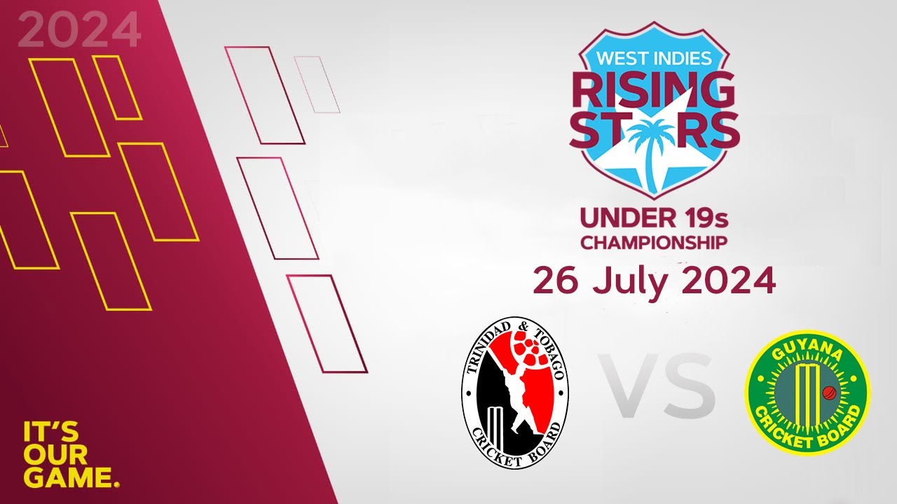 🔴 LIVE Trinidad & Tobago v Guyana | CWI Men’s Under 19 | 50 Over Championships 2024
