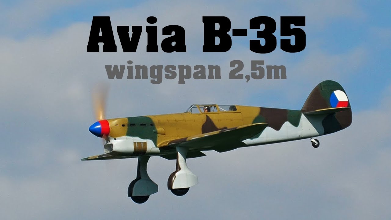 Avia B-35 | scale RC plane | final version | 4K | Syrovice 2023