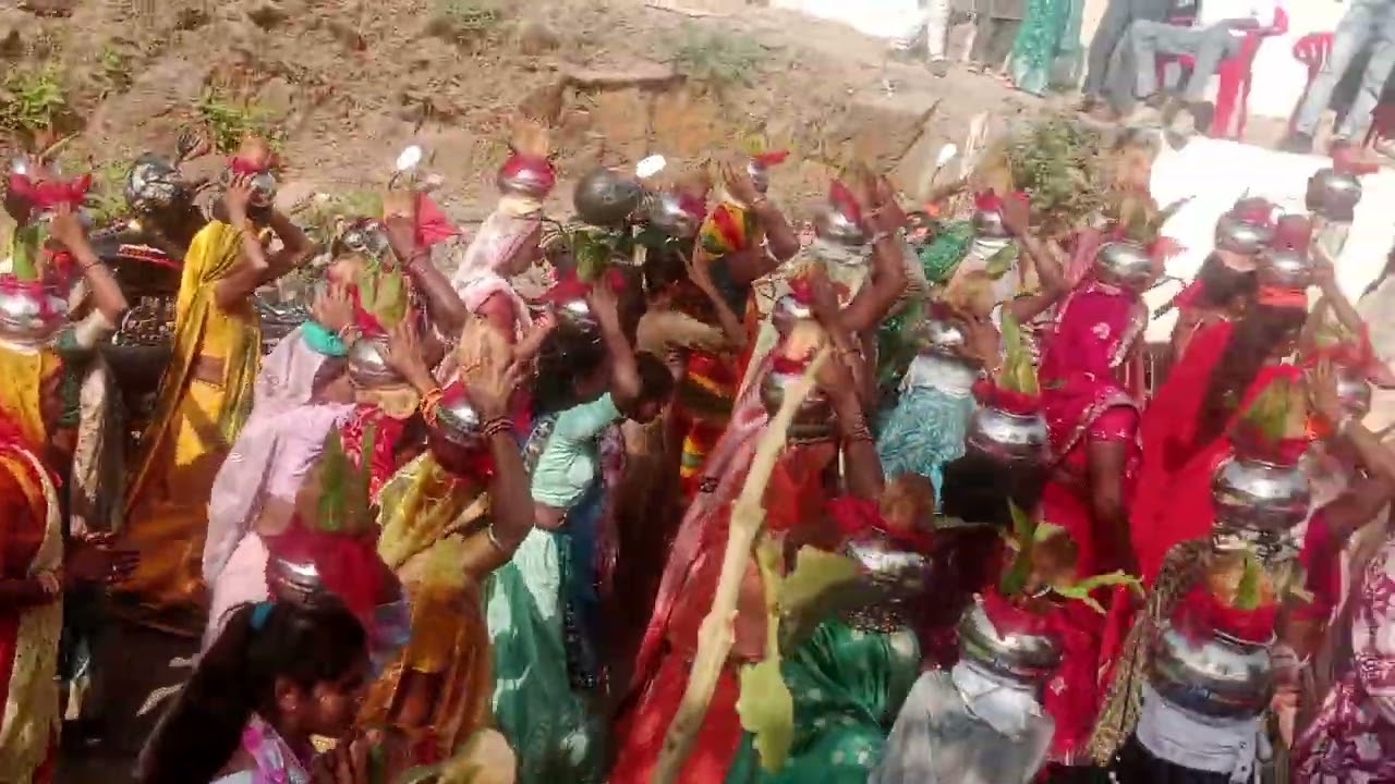 भील माता शबरी जन्मोत्सव🚩 मदारेश्वर बांसवाड़ा🚩 गंगा कलश यात्रा का कार्य क्रम 🚩 जोरदार 