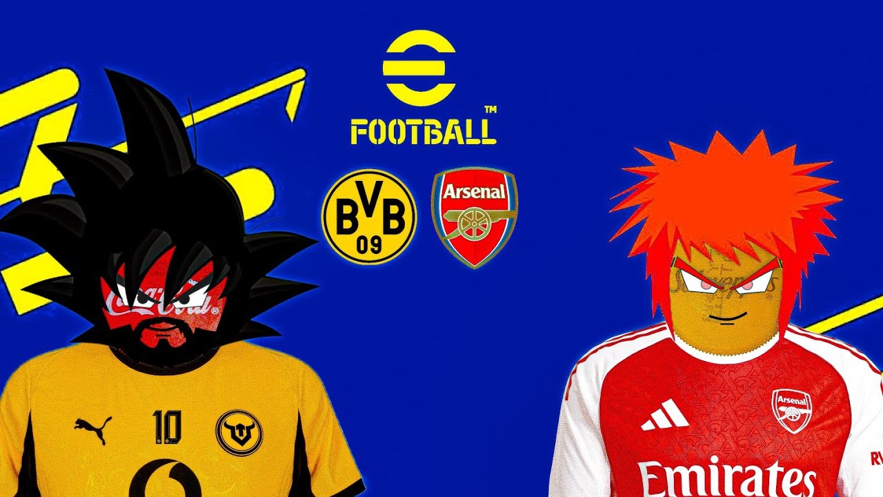 مباراة في لعبة بيس بين كوكاكولا وشويبس ايجيرماس Dortmund 4-4 arsenal 