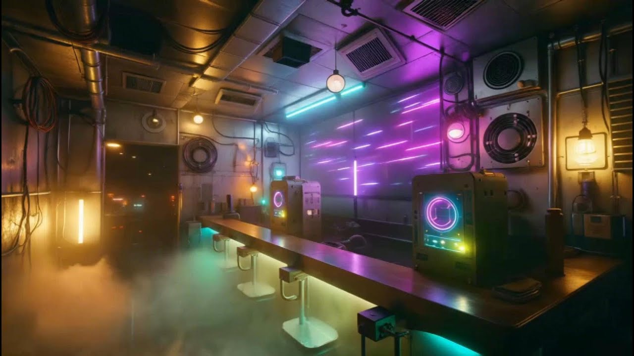 Midnight Rave Lo-Fi 🔊 Neon Synth Beats & Chill