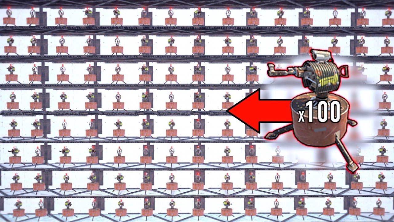 Solo Raiding FENT Clan's MAXIMUM Turret-Filled Fortress