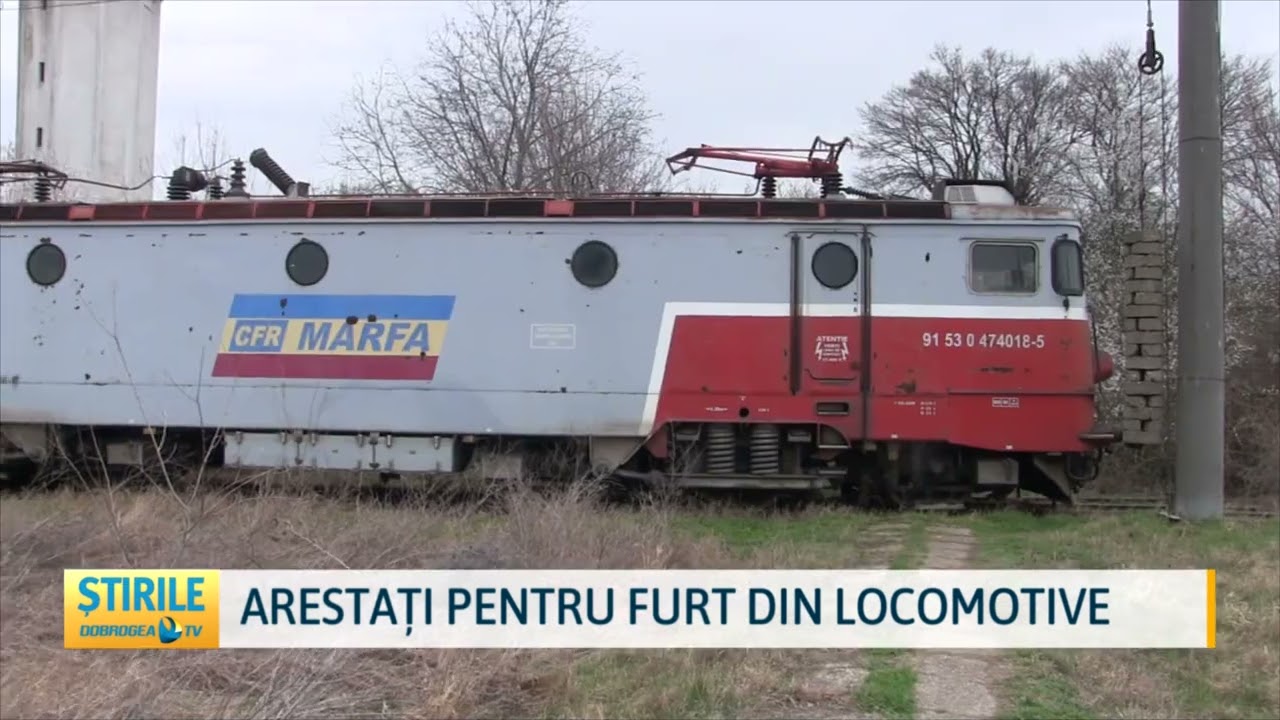 Arestați pentru furt din locomotive