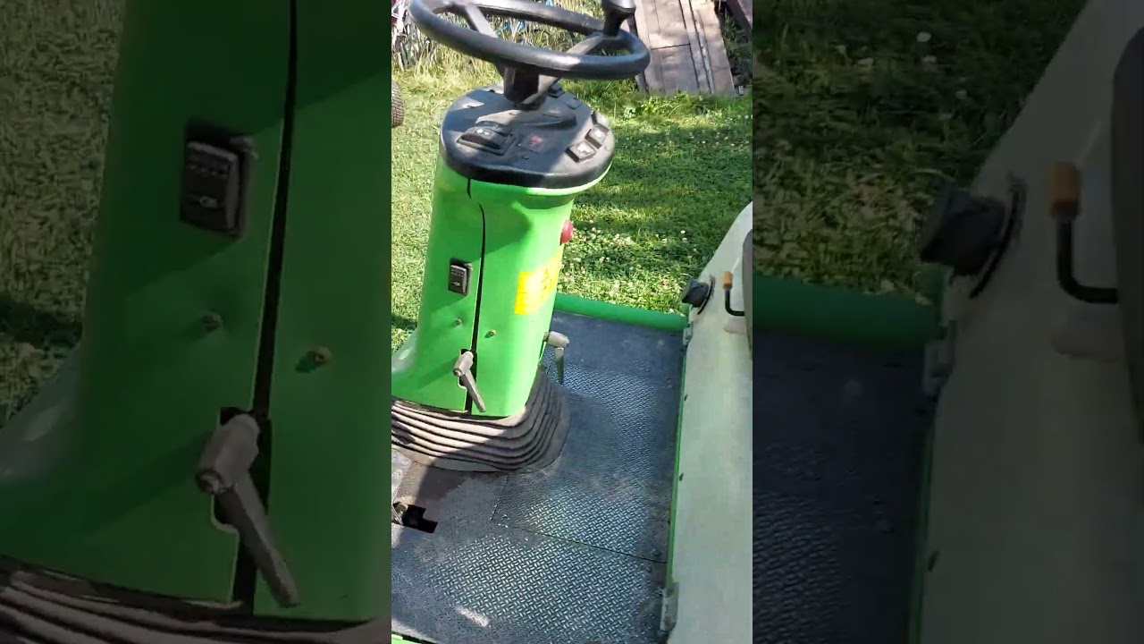 Etesia H124D Ride on lawn mower, Lombardini Diesel engine, Small tractor, Garden care