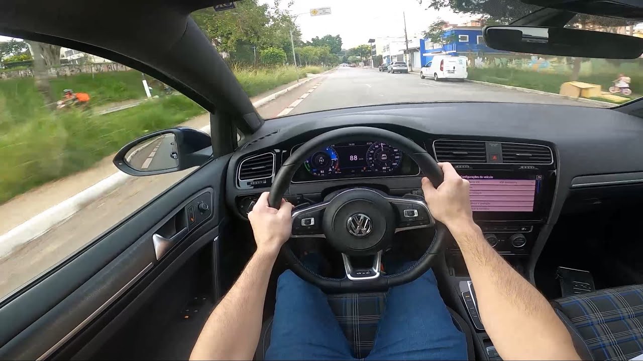 GOLF GTE - ACELERANDO E PRIMEIRAS IMPRESSÕES DO HÍBRIDO QUE É O MELHOR GOLF DA ATUALIDADE 👍👍
