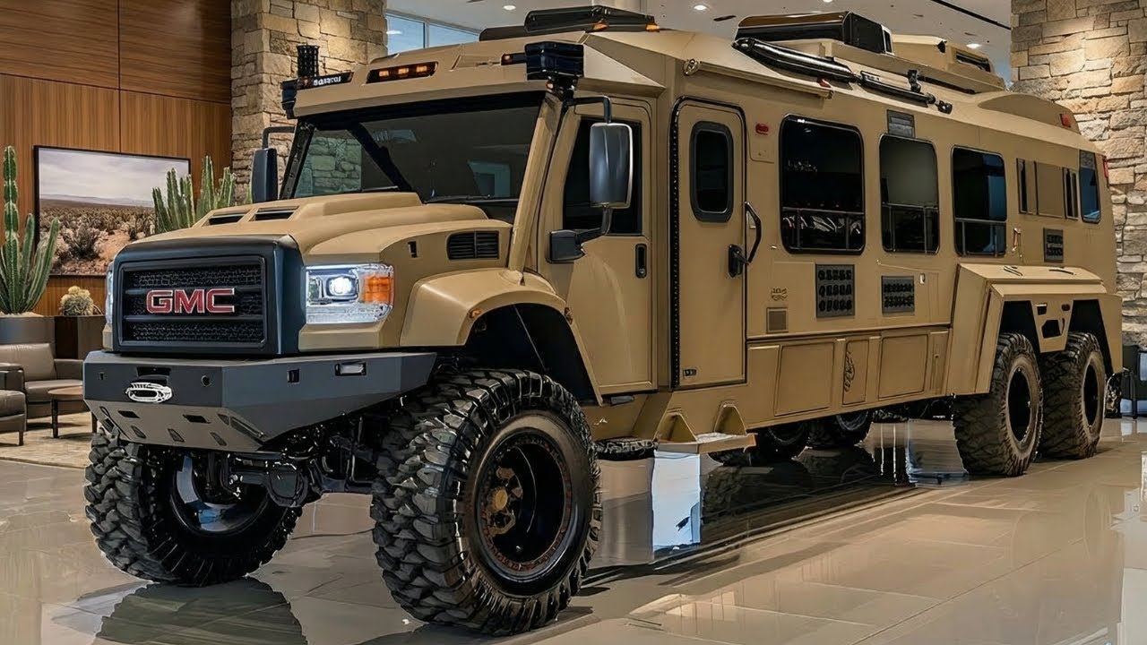 Неуязвимая роскошь — бронированный кемпер GMC Savana 2026 года, способный выдержать что угодно.