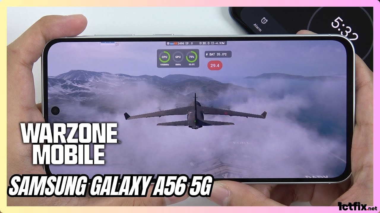 SAMSUNG GALAXY A56 5G Call of Duty Warzone Mobile Gaming Test | Exynos 1580 | 120Hz Display
