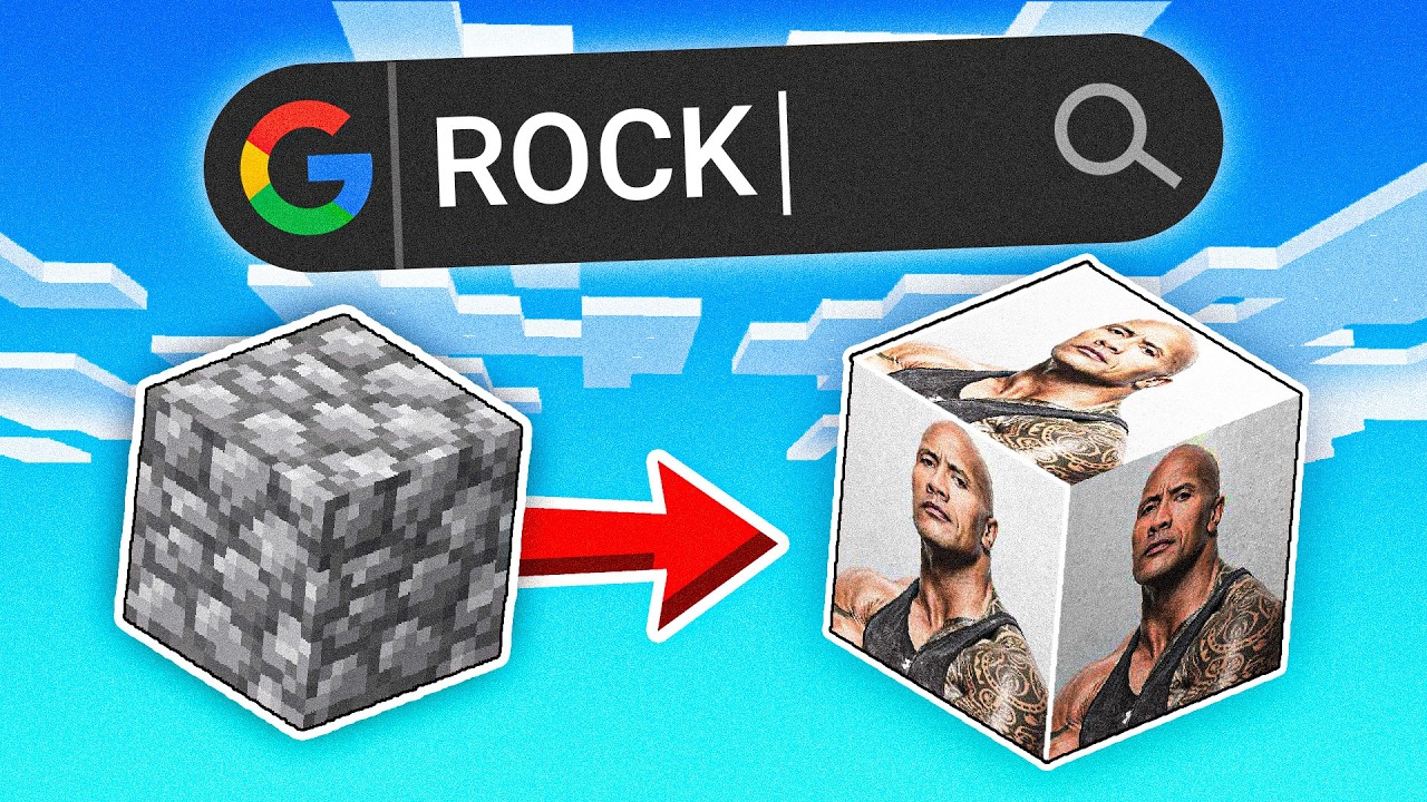 I Made Minecraft Textures Using Google Images! 😱🌍