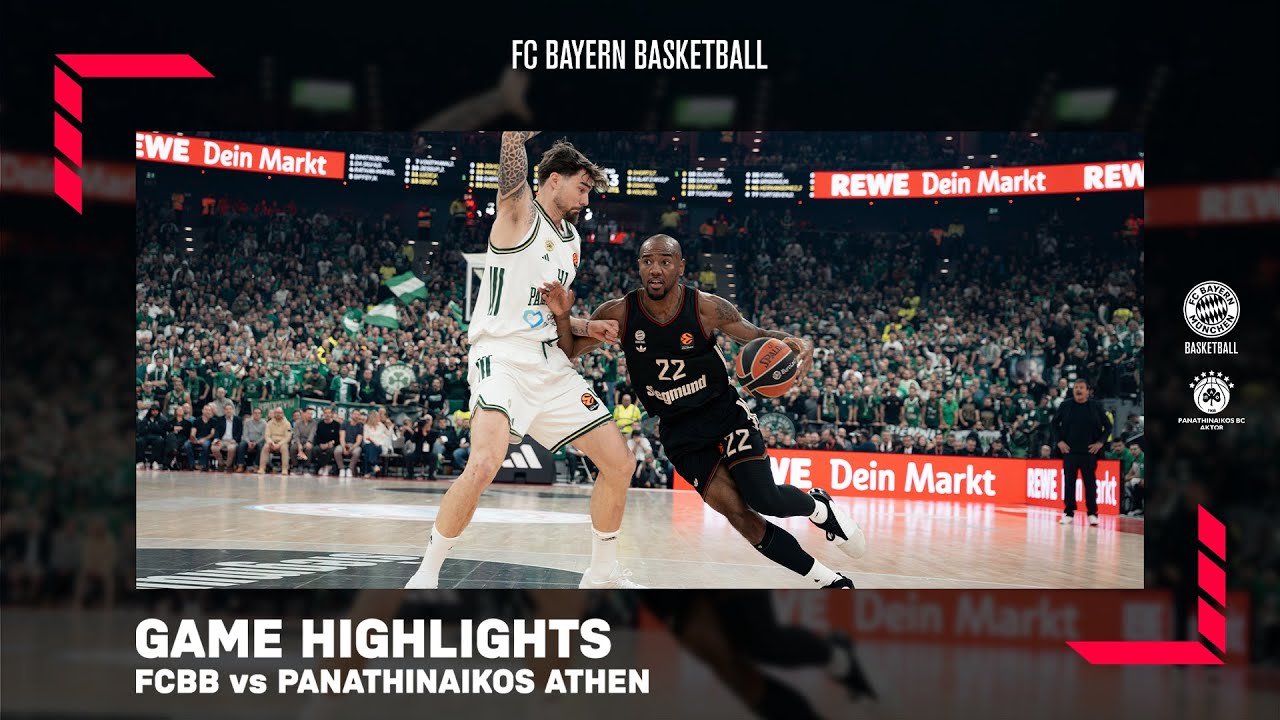 FC Bayern M&uuml;nchen Highlights | FCBB - Panathinaikos Athen 85:78 | EL 25/26