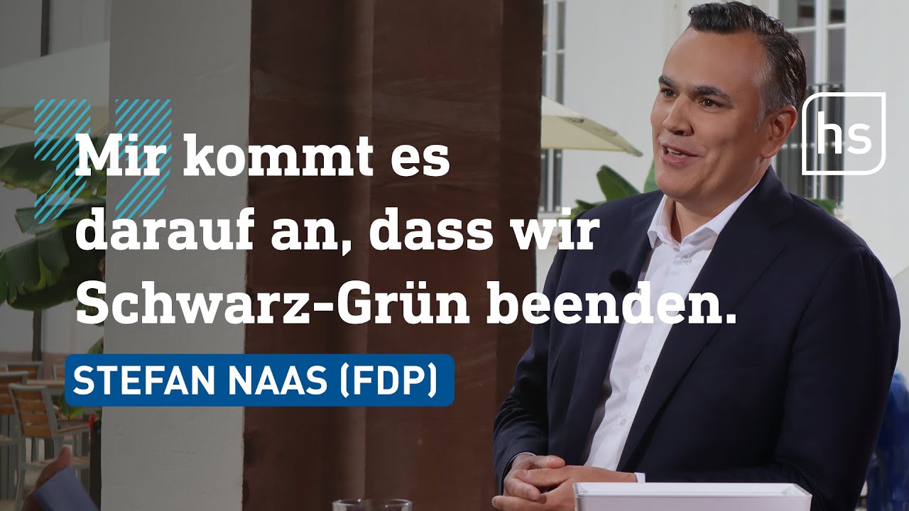 Stefan Naas (FDP)  im hr-Sommerinterview | hessenschau