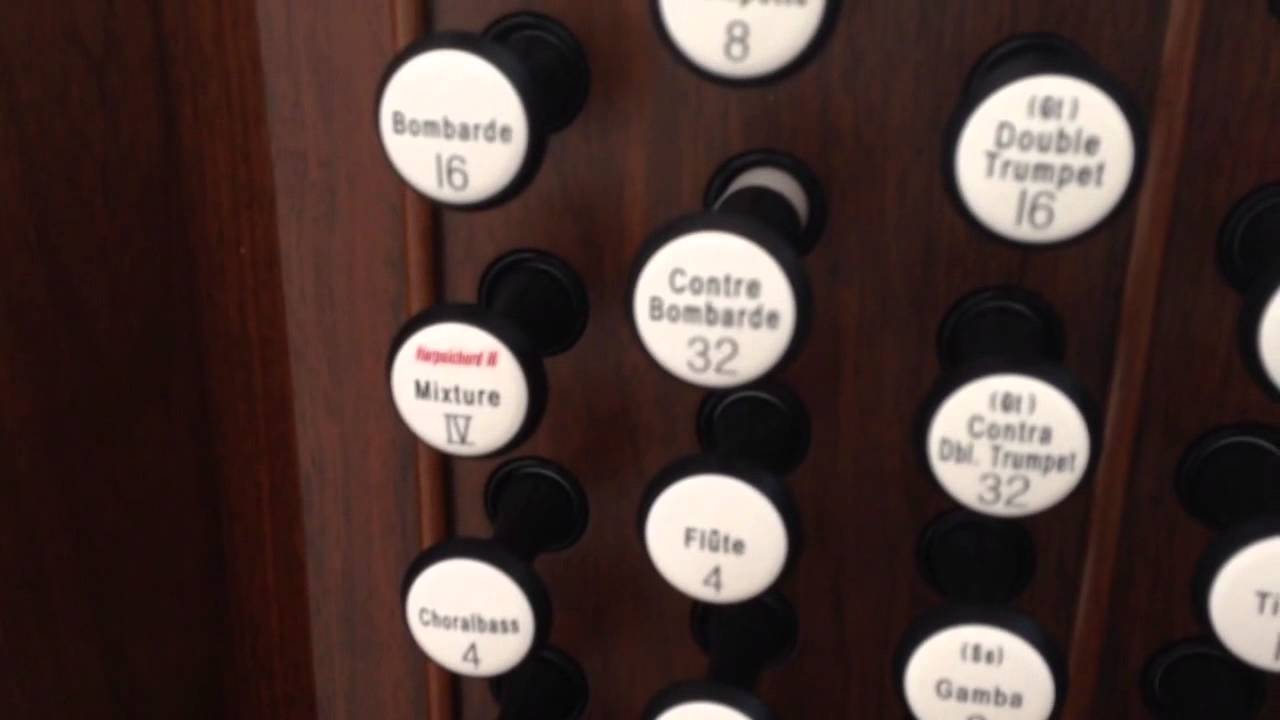 Allen Organ- 64' resultant pedal stop demonstration
