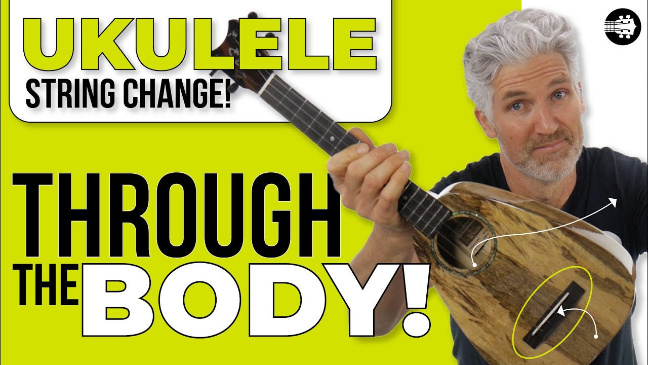 How To Change #ukulele Strings through the body? | Romero Creations Edition 🙌