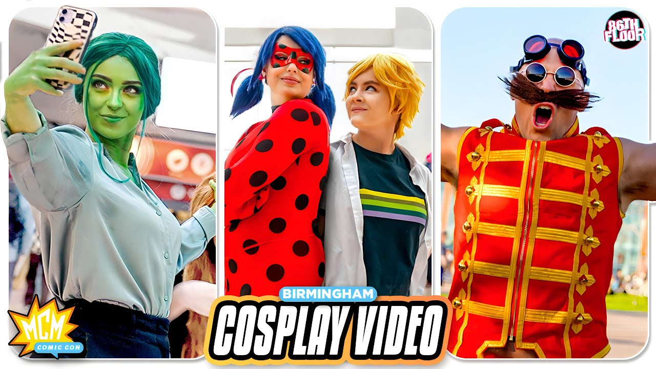 Косплей на MCM Comic Con Birmingham 2022 Косплей-музыкальное видео — Miraculous, Marvel, Genshin ...