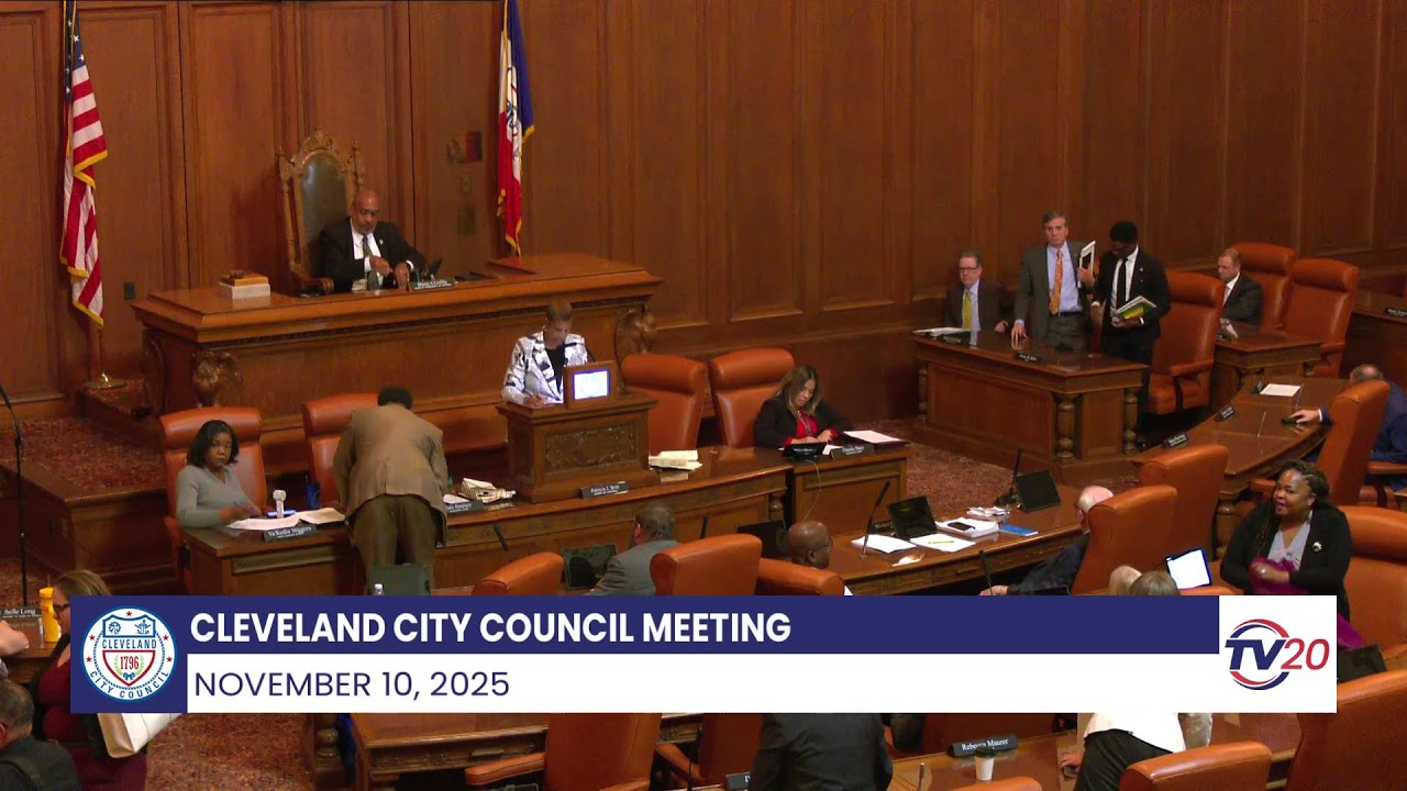 Cleveland City Council Meeting,  Nov. 10, 2025