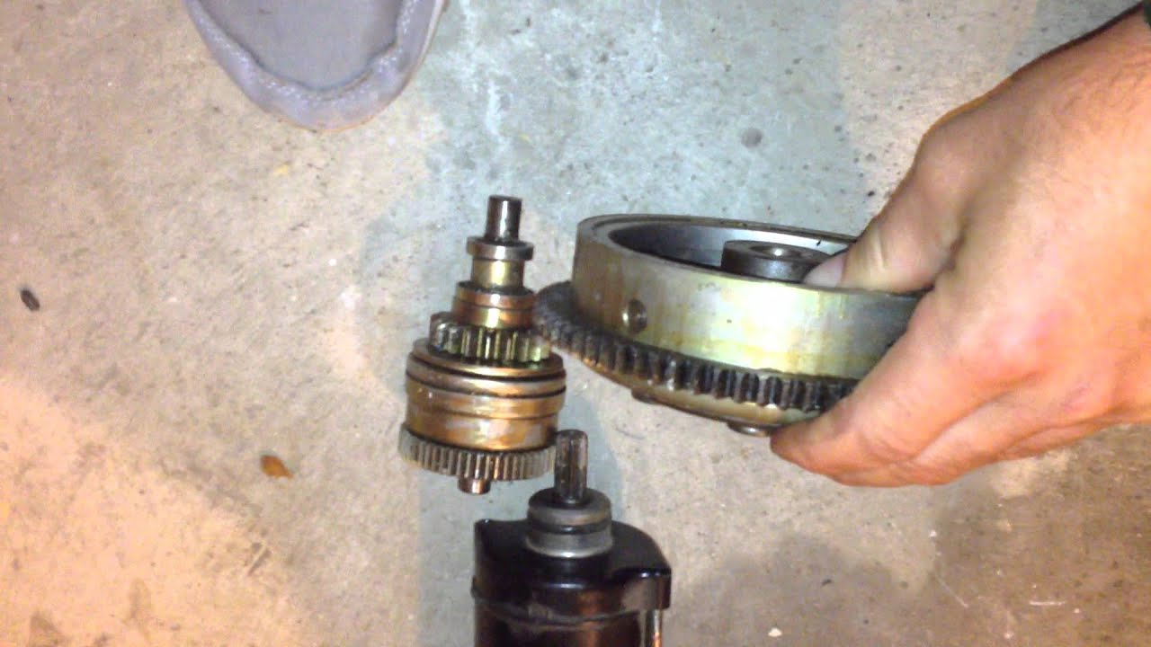 Yamaha ls2000 Flywheel, Starter Bendix, Starter, Flywheel cover how to.