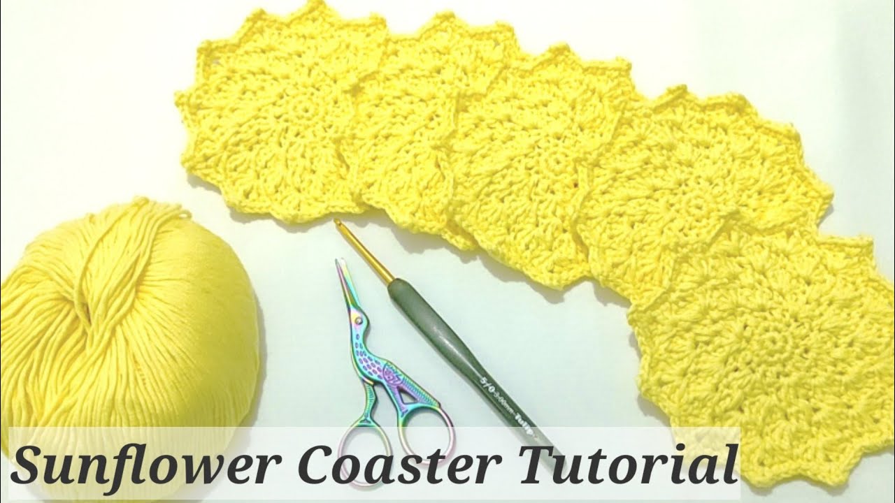 Sunflower Coaster