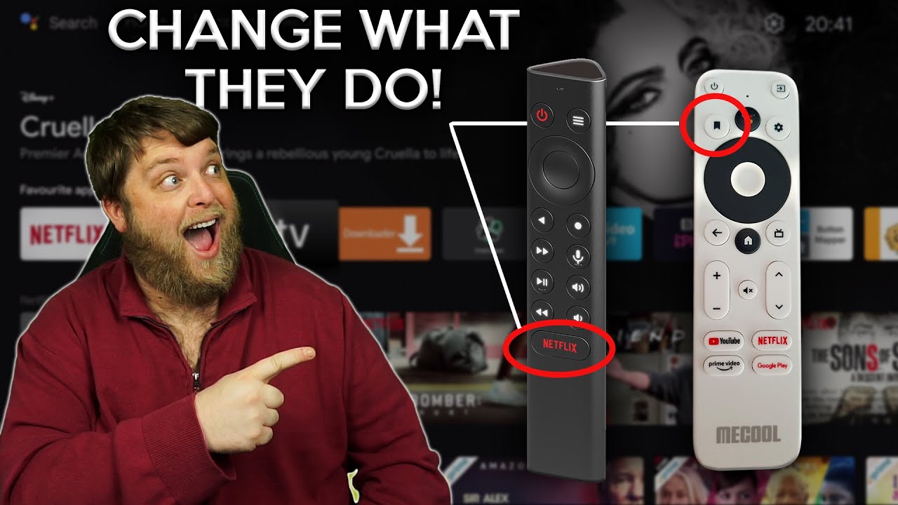 Переназначение кнопок на любом пульте дистанционного управления Android TV