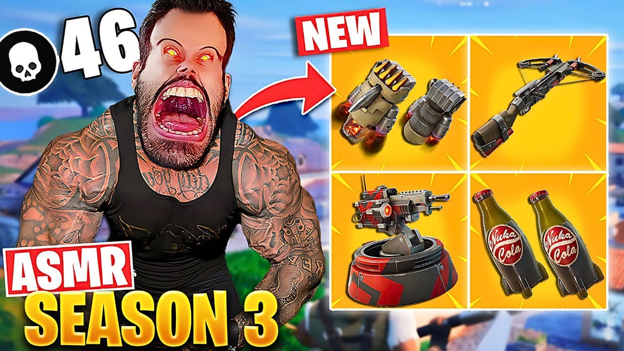 Быстрые и агрессивные ACMP звуки рта в новом сезоне FORTNITE | 46 убийств 💀 | acmp fortnite gameplay
