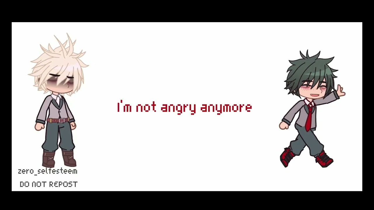 I'm not angry anymore... ||Bakugou Angst||