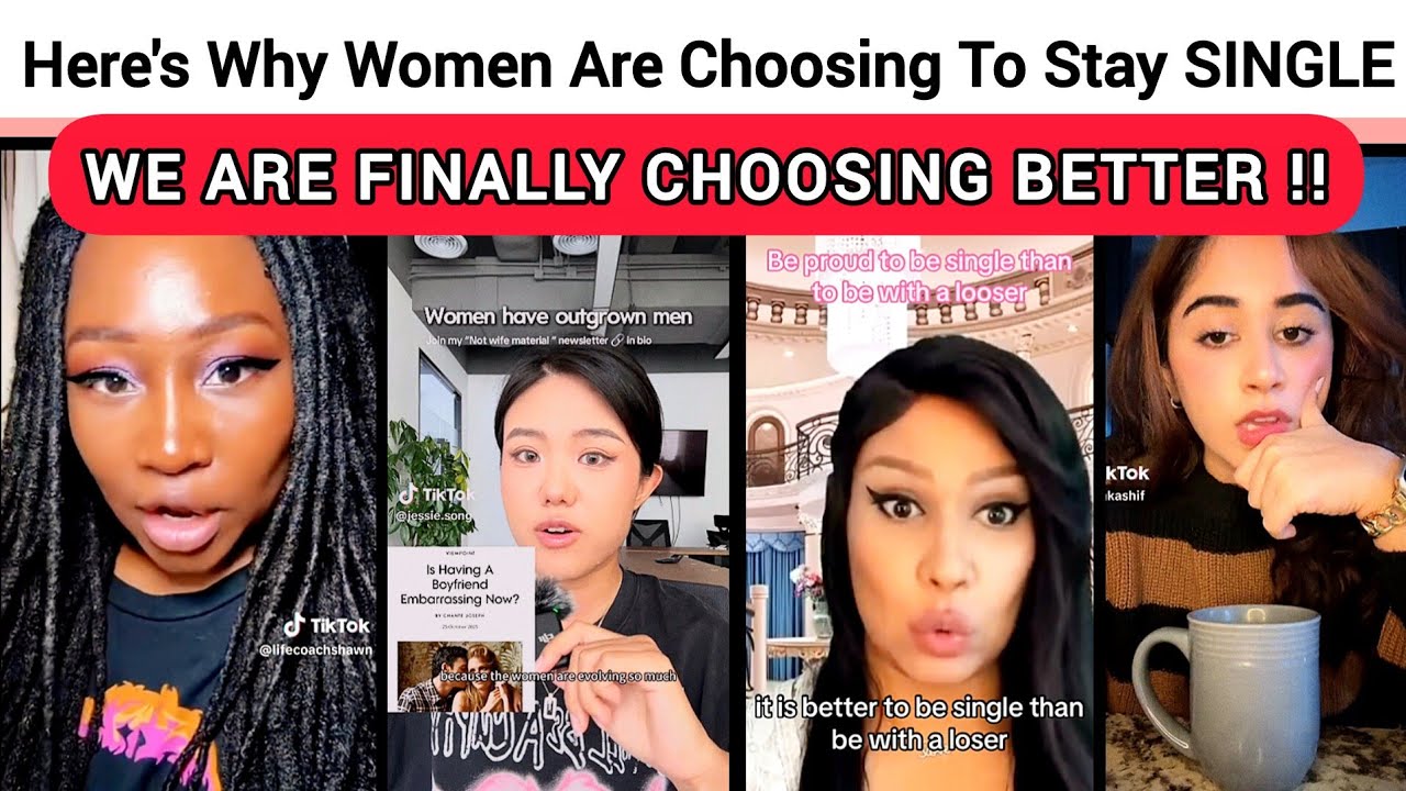🚨WHY MORE WOMEN ARE OPTING OUT OF DATING MEN‼️— Women Are Choosing To Stay Single And ChildFree‼️