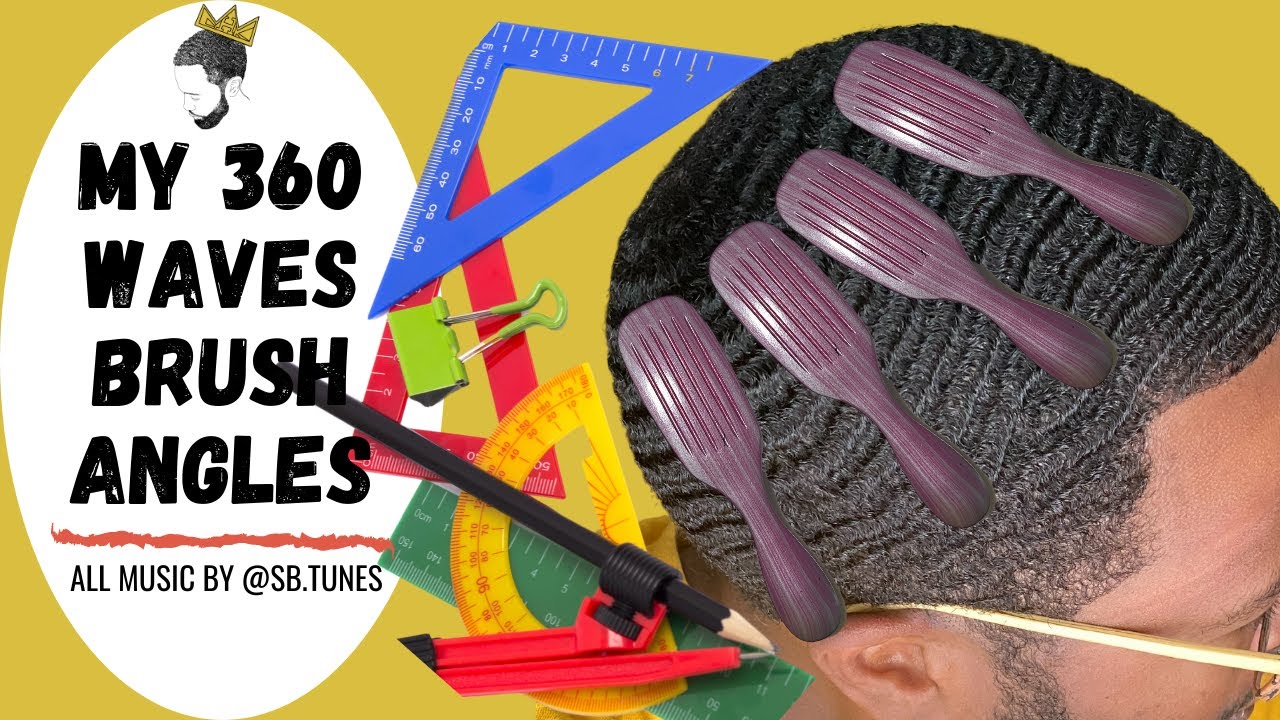 360 WAVES: HOW TO BRUSH YOUR WAVES IN THE CORRECT ANGLES!!! #coarsehairedkingz