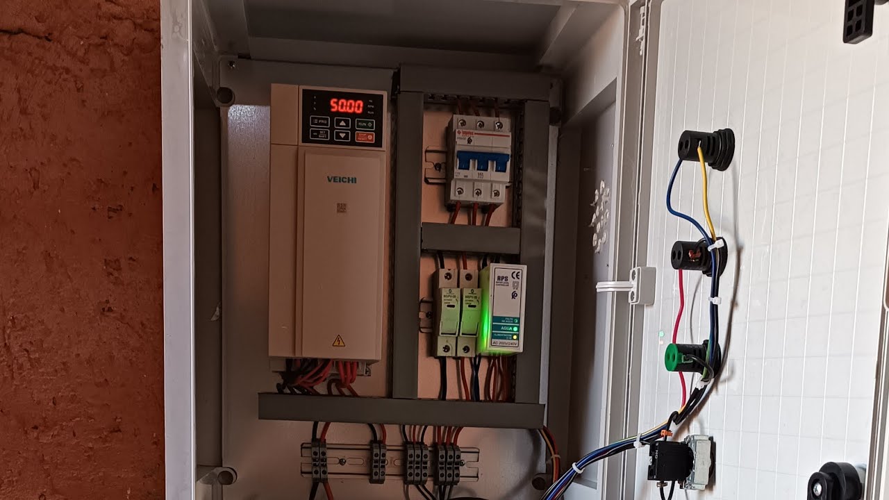 برمجة محول vechi 5.5kw مع 14 لوح 550w