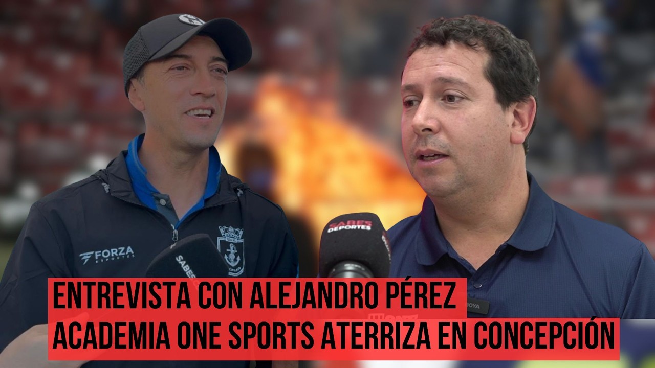 Entrevista con Alejandro Pérez | Academia One Sports aterriza en Concepción