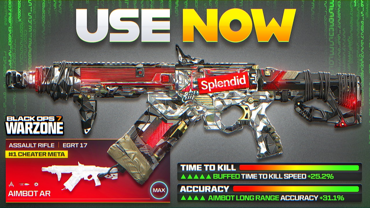 Use this *AIMBOT* META AR RIGHT NOW in Warzone BO7! (Best EGRT 17 Meta Loadout for Warzone)