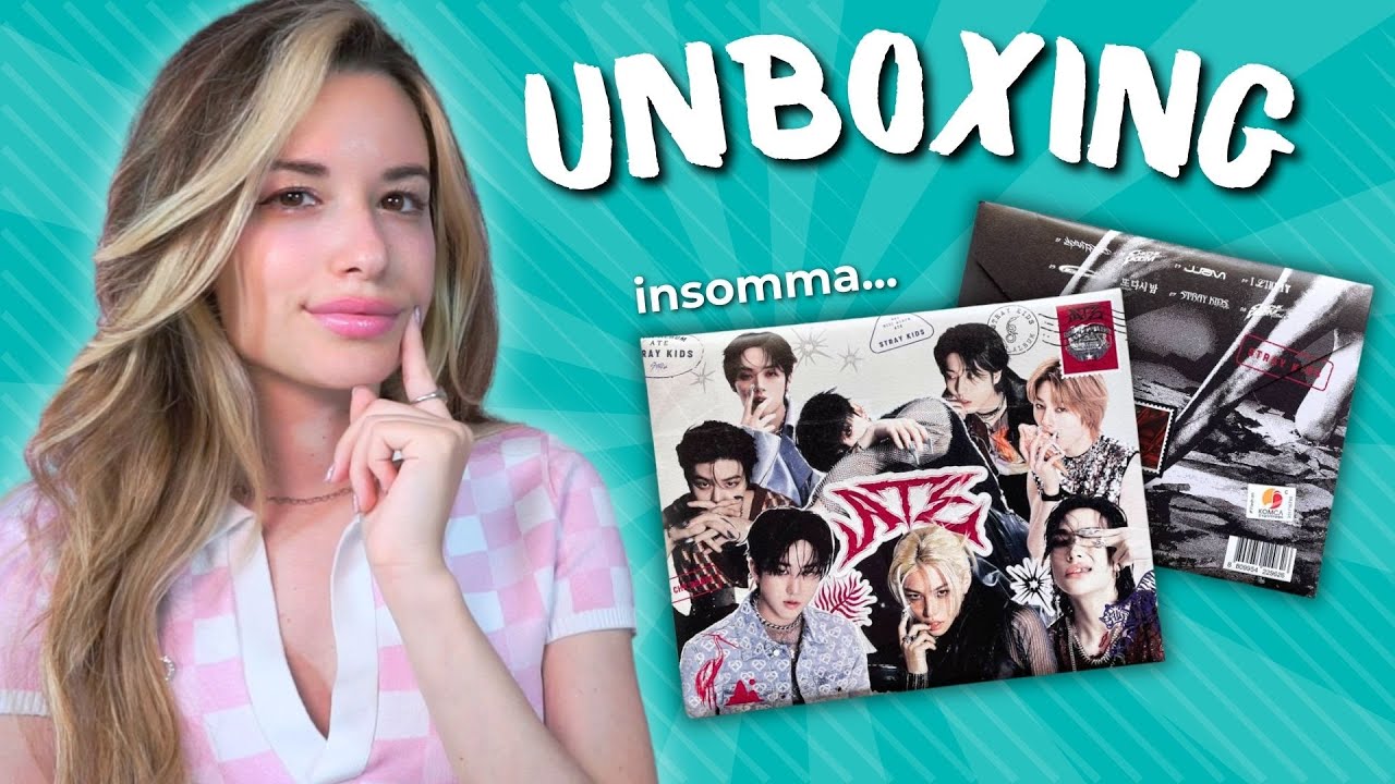 Solo per collezionisti *NO PHOTOCARD* 💌 Unboxing ATE album degli Stray Kids Letter ver.