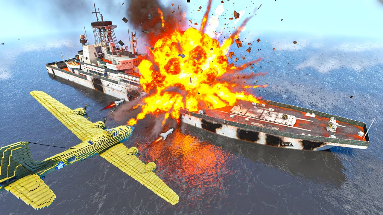 Warplanes vs Ropucha Class Landing Ship | Epic Sea Battle Destruction | Teardown