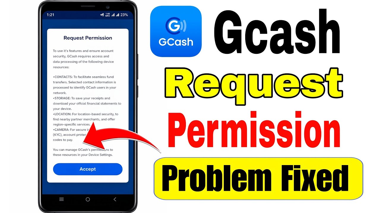 How to fix gcash request permission 2026 | Gcash request permission problem solved 