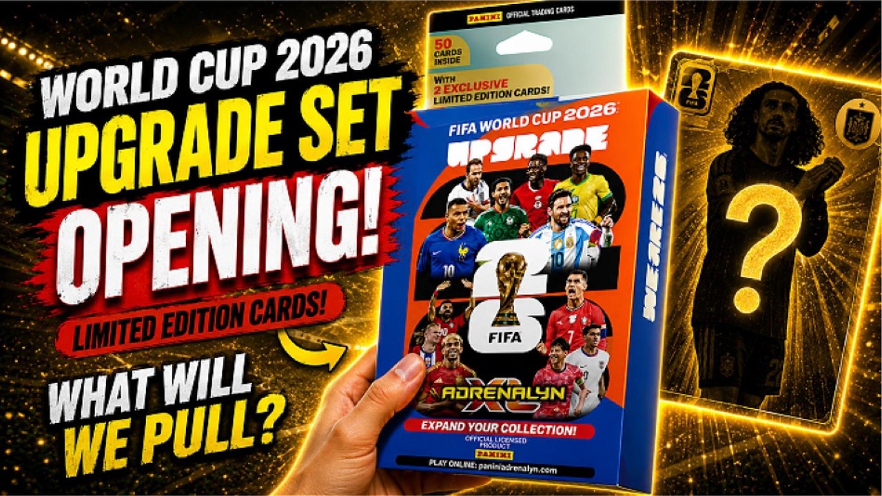 Unboxing the PANINI FIFA World Cup 2026 Upgrade Set&hellip; INSANE Pulls?! 👀🔥