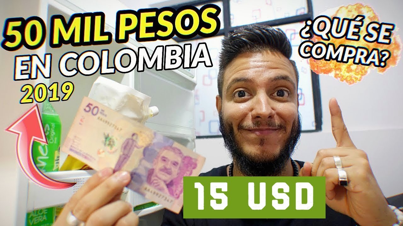 Comprando COMIDA con 2 d&iacute;as de SALARIO M&Iacute;NIMO en Colombia 2019 🇨🇴| &iquest;Qu&eacute; COMPR&Eacute; en el SUPERMERCADO?