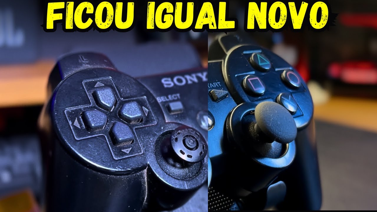 🎮 Desmontei COMPLETAMENTE um Controle de PS3! Restauração e Manutenção Completa 🔧