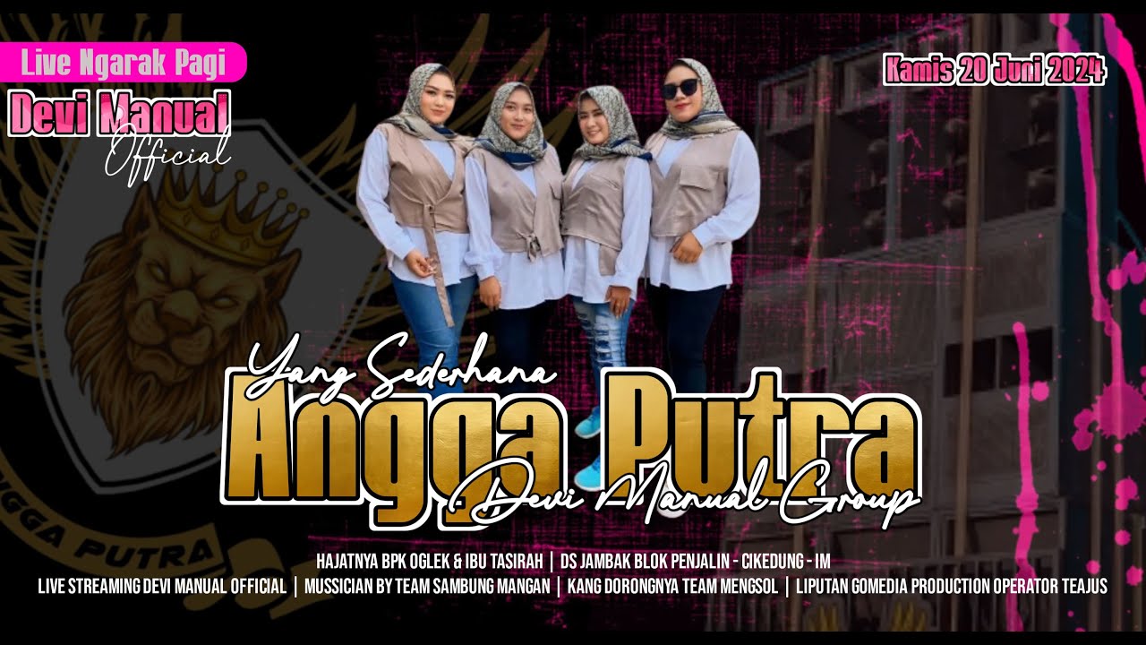 LIVE NGARAK | YANG SEDERHANA ANGGA PUTRA | DS JAMBAK BLOK PENJALIN 20 JUNI 2024