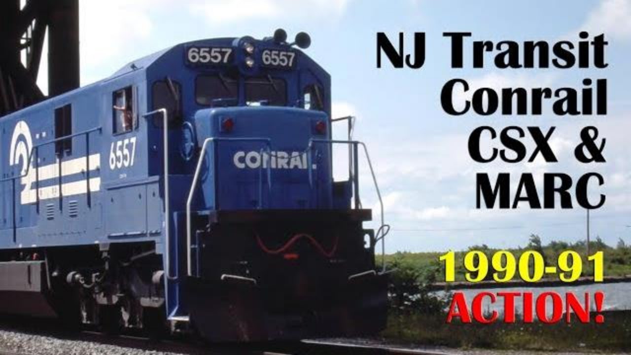 NJ Transit, Conrail, CSX & MARC 1990-1991