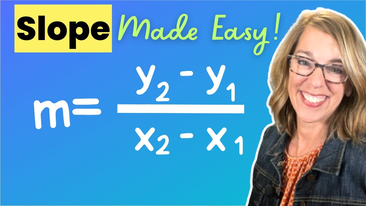 Find The Slope From 2 Points | Use the Slope Formula to Compute Slope