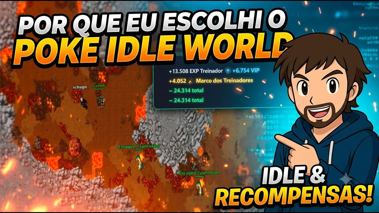 POR QUE EU ESCOLHI POKE IDLE WORLD? CONVERSANDO SOBRE O JOGO -- POKEIDLE #27
