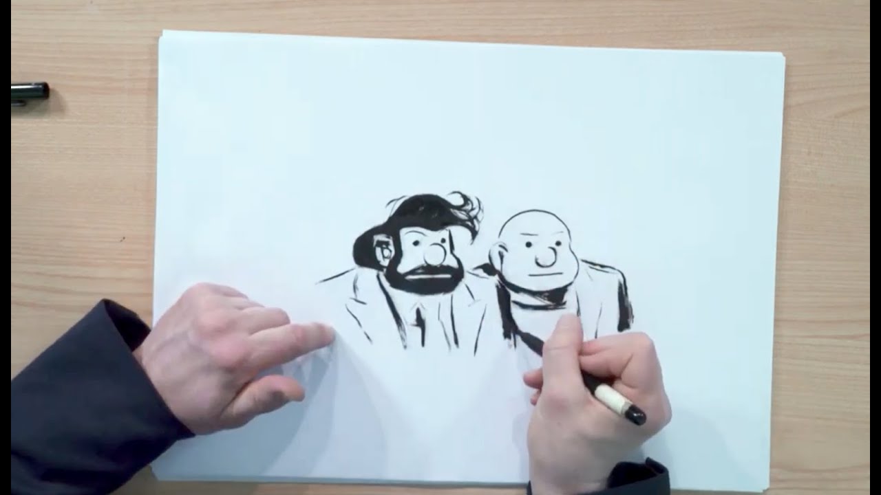 Blutch : Comment dessiner Tif et Tondu ? dans 