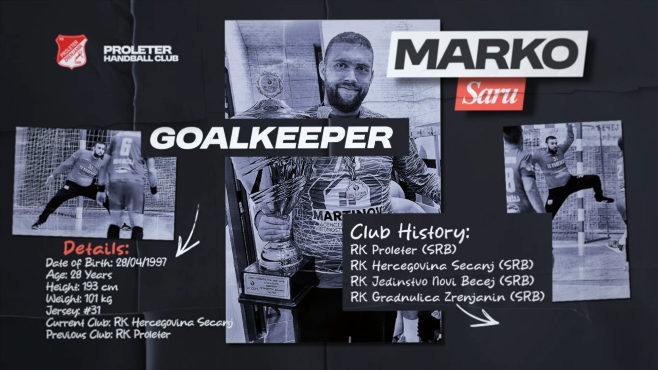 Marko Saru | Goalkeeper | RK Proleter | Highlights | Handball | CV | 2025/26