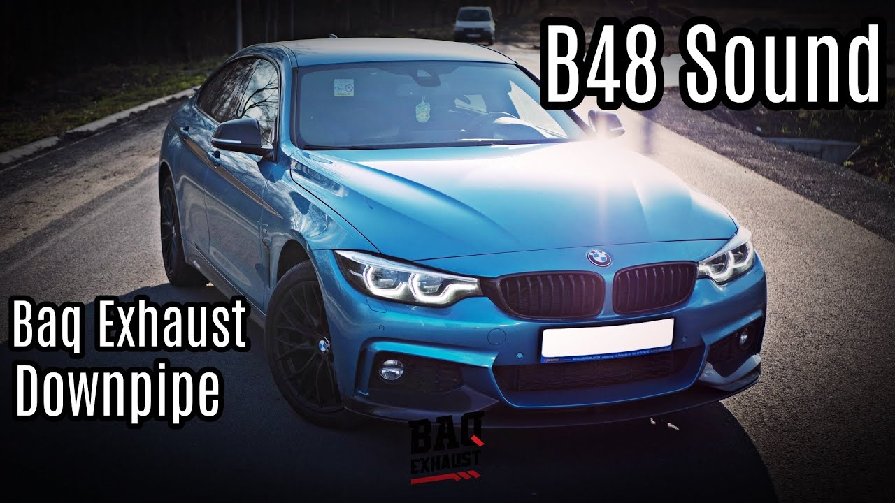 BMW 430i B48 | Baq Exhaust + downpipe sound | Sportowy wydech z klapą | M-Performance