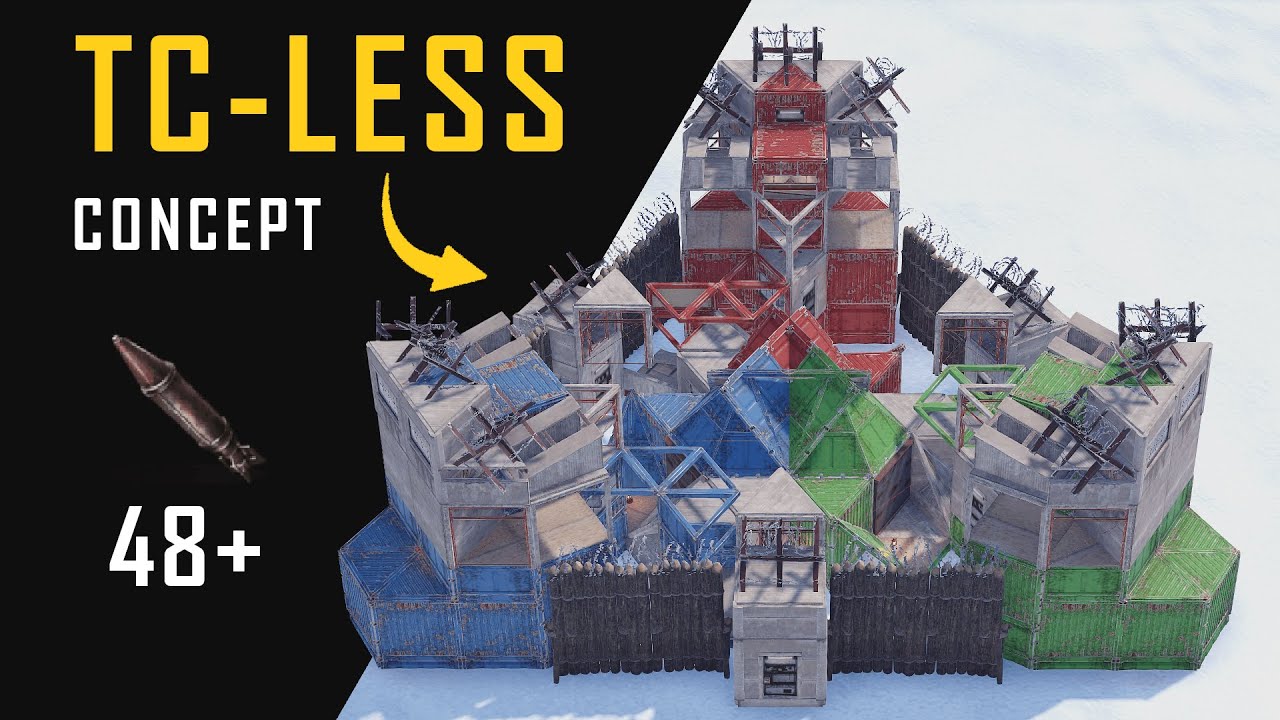 TOMB - NEW Concept Village Bunker Base | TC-Less Core | Anti-Siege | SOLO/DUO/TRIO - RUST 2025