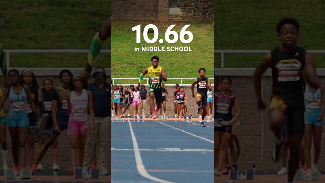 Стеффон Лион 10.66 в средней школе 😳