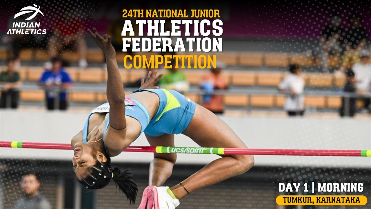 DAY- 1 MORNING | 24TH NATIONAL JUNIOR ATHLETICS FEDERATION COMPETITION 2026 | Tumkur, Karnataka