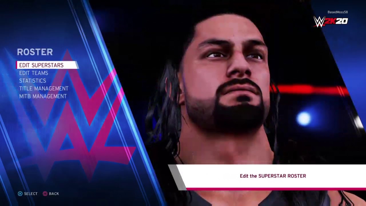 WWE2K20 - How to use custom superstar in universe mode properly (before patch 1.02)