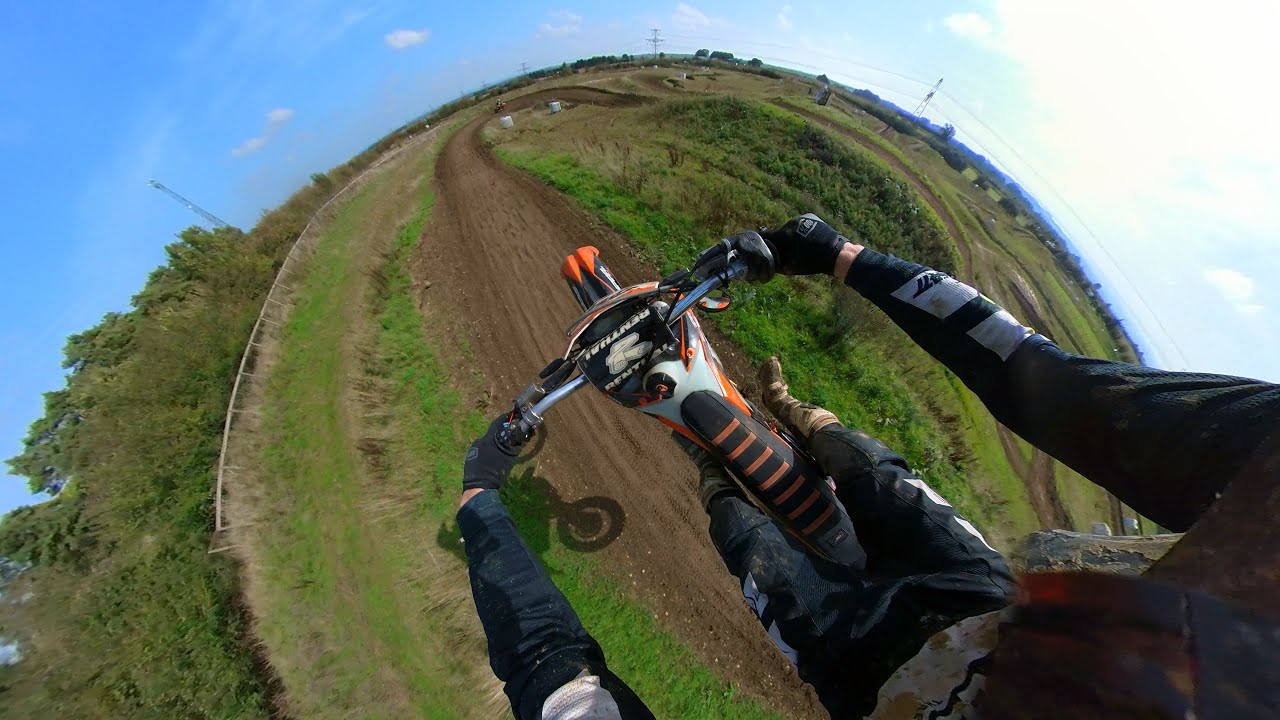 KTM 125 EXC 2 stroke at MOTOLAND motocross track! 
