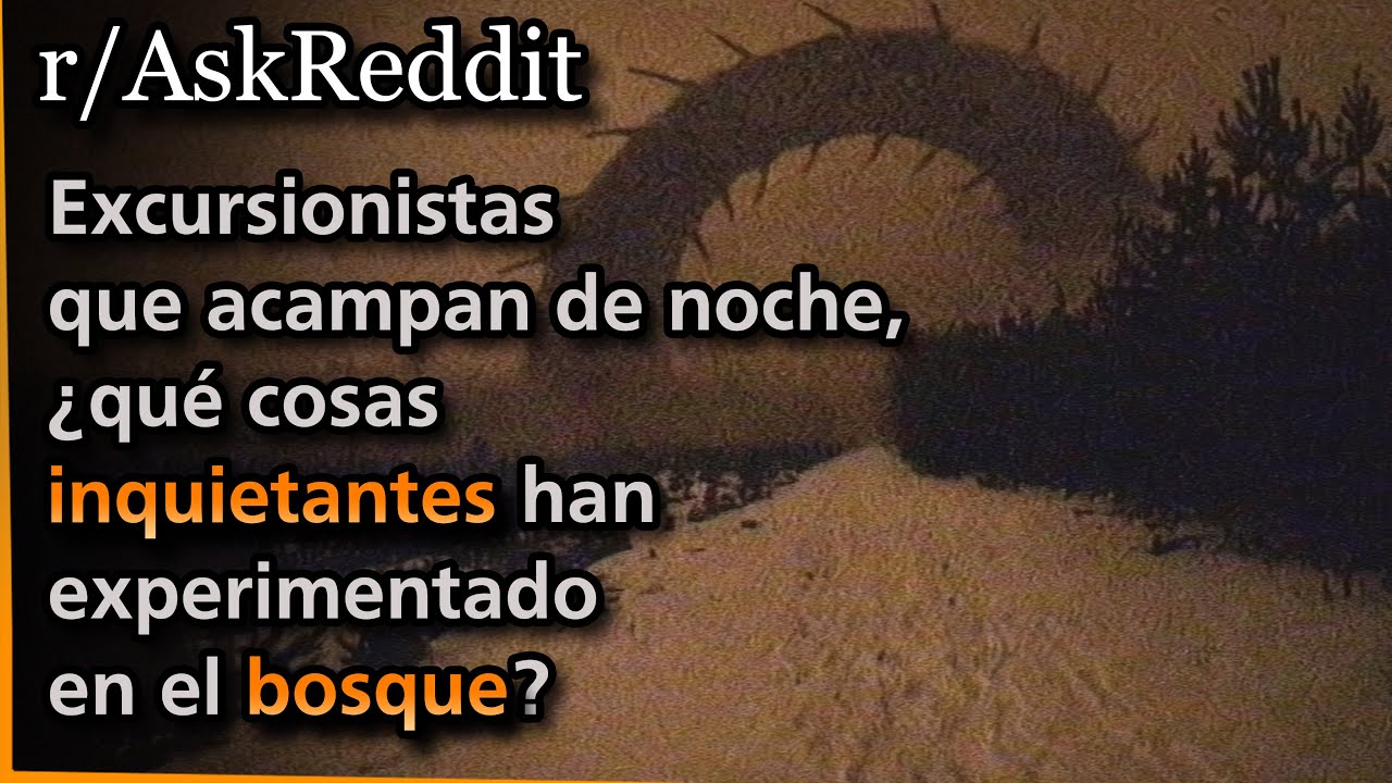 Campistas y cazadores, ¿qué cosas inquietantes han vivido en el bosque? | Askreddit