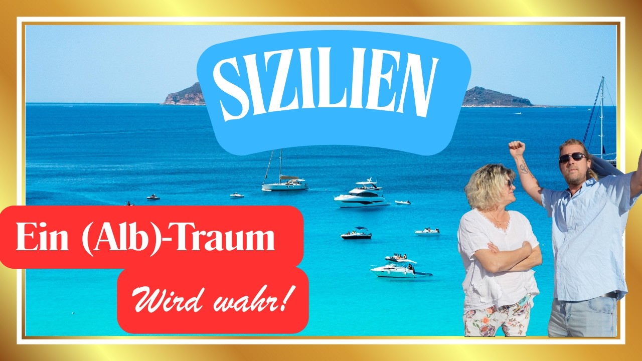 Sizilien! Wir haben unser Ziel erreicht. Wir erleben einen Traum!