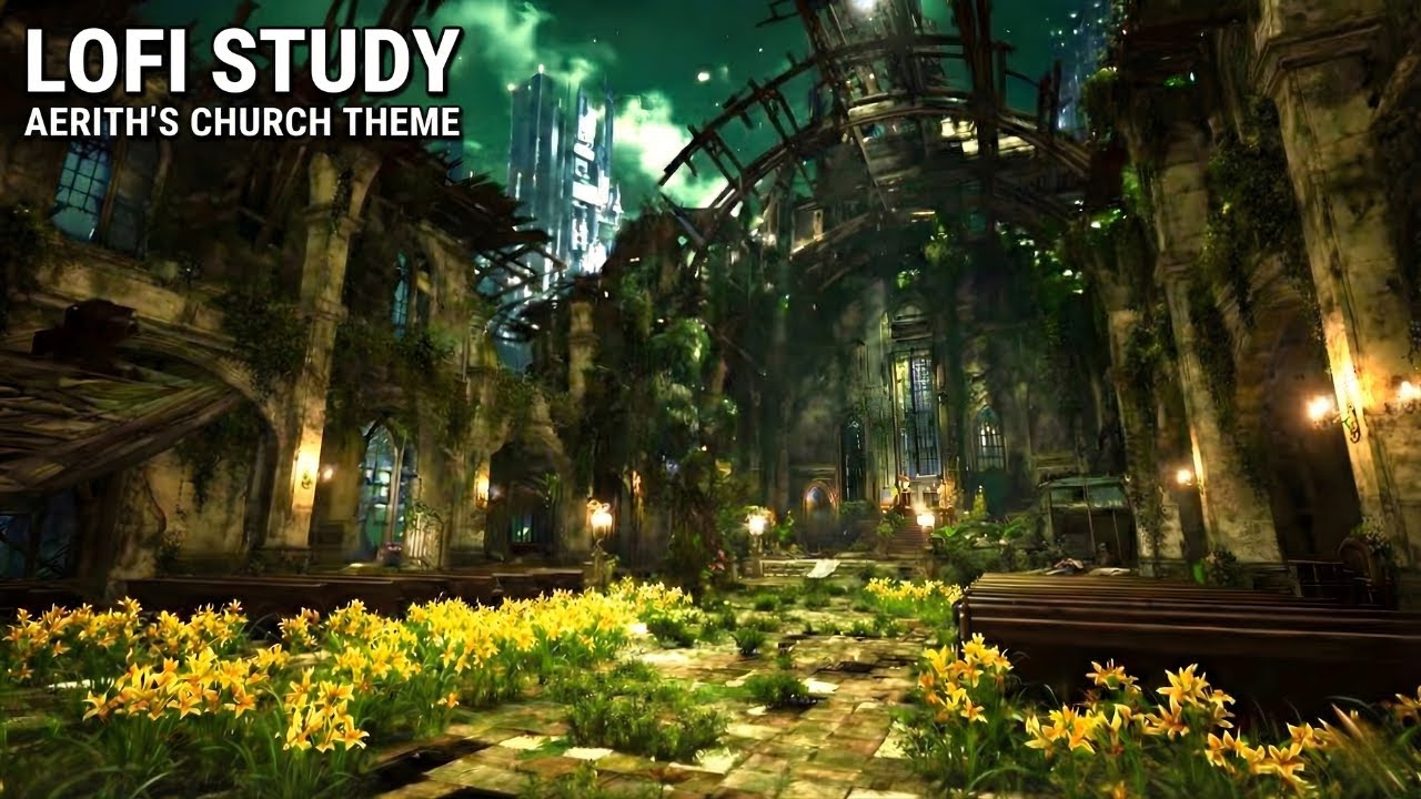 Flower Girl's Sanctuary 🌼 Lofi Hip Hop to Study & Relax To [Final Fantasy VII]